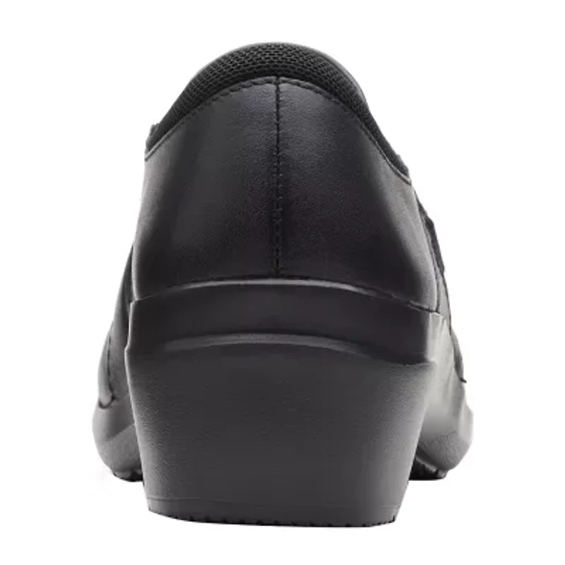 Clarks Angie Pearl Womens Closed Toe Slip-On Shoe