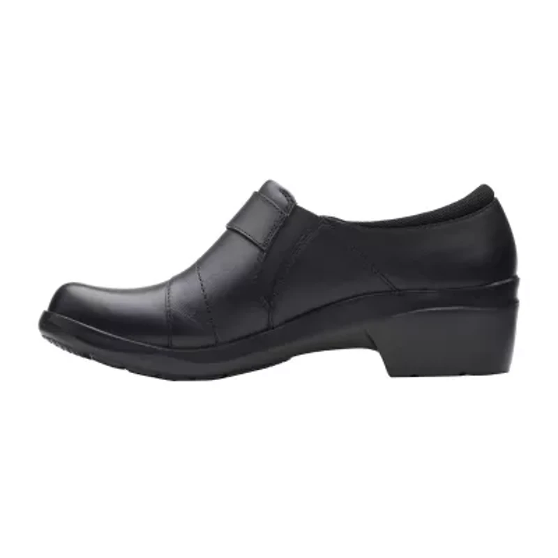 Clarks Angie Pearl Womens Closed Toe Slip-On Shoe