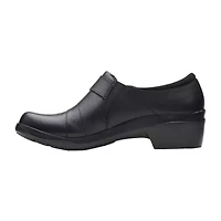 Clarks Angie Pearl Womens Closed Toe Slip-On Shoe