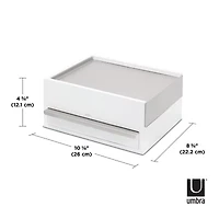 Umbra Stow-It 2-Drawer 2-Compartment Drawer Storage