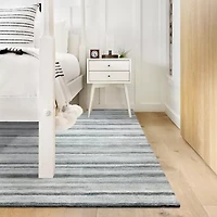 Fieldcrest Grant Striped Hand Tufted Indoor Rectangular Area Rug