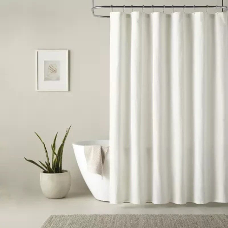 Home Expressions Dobby Stripe Shower Curtain
