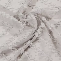 Stratford Park Angelina Grommet Top Sheer Set of 2 Curtain Panel