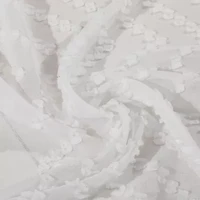 Stratford Park Angelina Grommet Top Sheer Set of 2 Curtain Panel