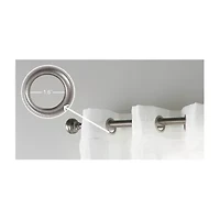 Stratford Park Angelina Grommet Top Sheer Set of 2 Curtain Panel