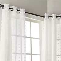 Stratford Park Olimpia Grommet Top Sheer Set of 4 Curtain Panel