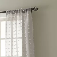 Stratford Park Olimpia Rod Pocket Sheer Set of 2 Curtain Panel