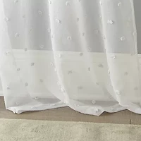 Stratford Park Celyn Grommet Top Sheer Set of 2 Curtain Panel