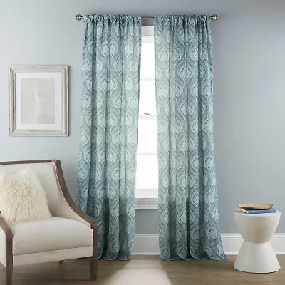 Stratford Park Corrina Rod Pocket Light-Filtering Single Curtain Panel