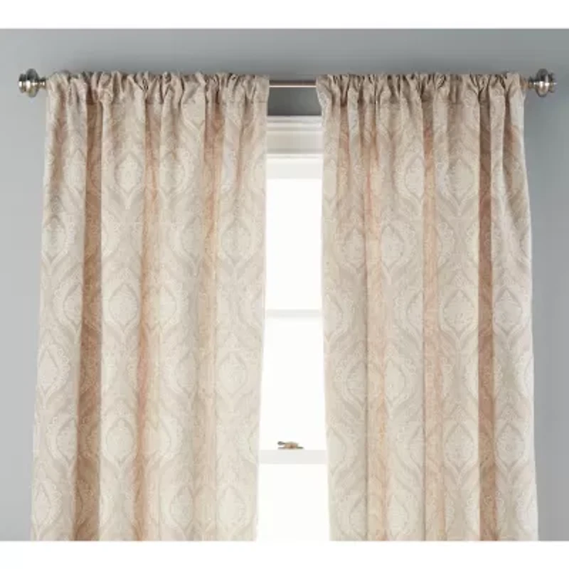 Stratford Park Corrina Rod Pocket Light-Filtering Single Curtain Panel