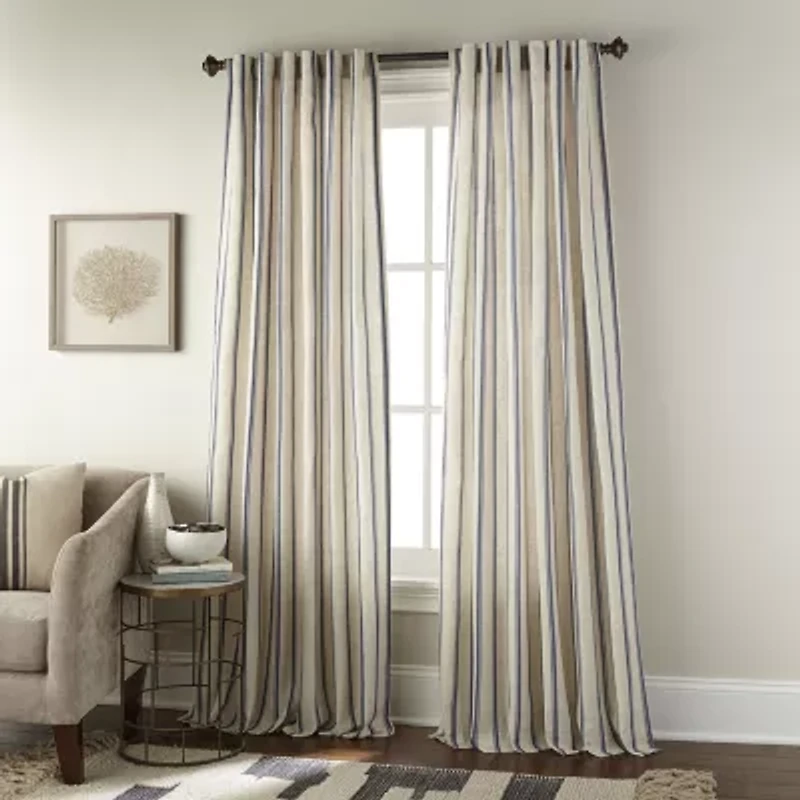 Stratford Park Kanti Rod Pocket Back Tab Light-Filtering Single Curtain Panel