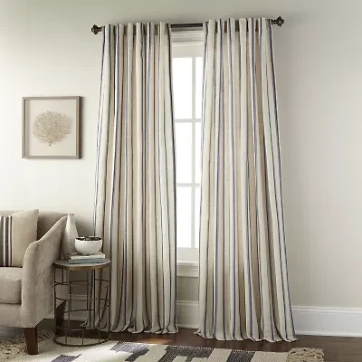 Stratford Park Kanti Rod Pocket Back Tab Light-Filtering Single Curtain Panel