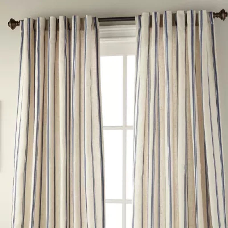 Stratford Park Kanti Rod Pocket Back Tab Light-Filtering Single Curtain Panel