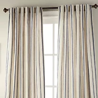 Stratford Park Kanti Rod Pocket Back Tab Light-Filtering Single Curtain Panel