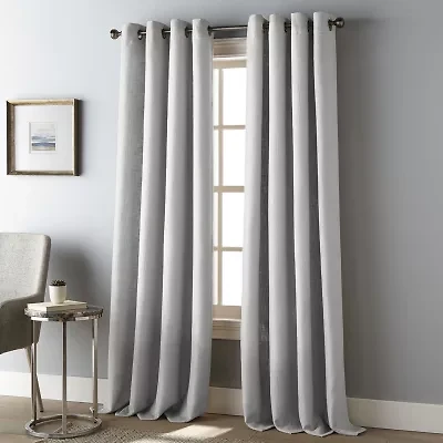 Stratford Park Emer Grommet Top Light-Filtering Single Curtain Panel