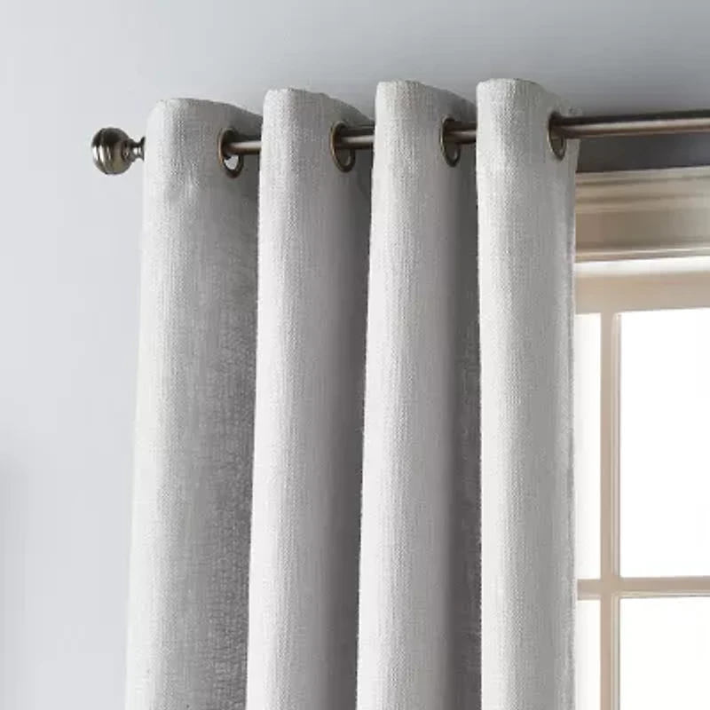 Stratford Park Emer Grommet Top Light-Filtering Single Curtain Panel