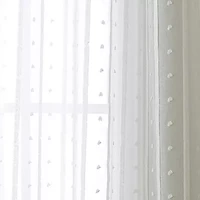 Stratford Park Elina Grommet Top Sheer Set of 2 Curtain Panel