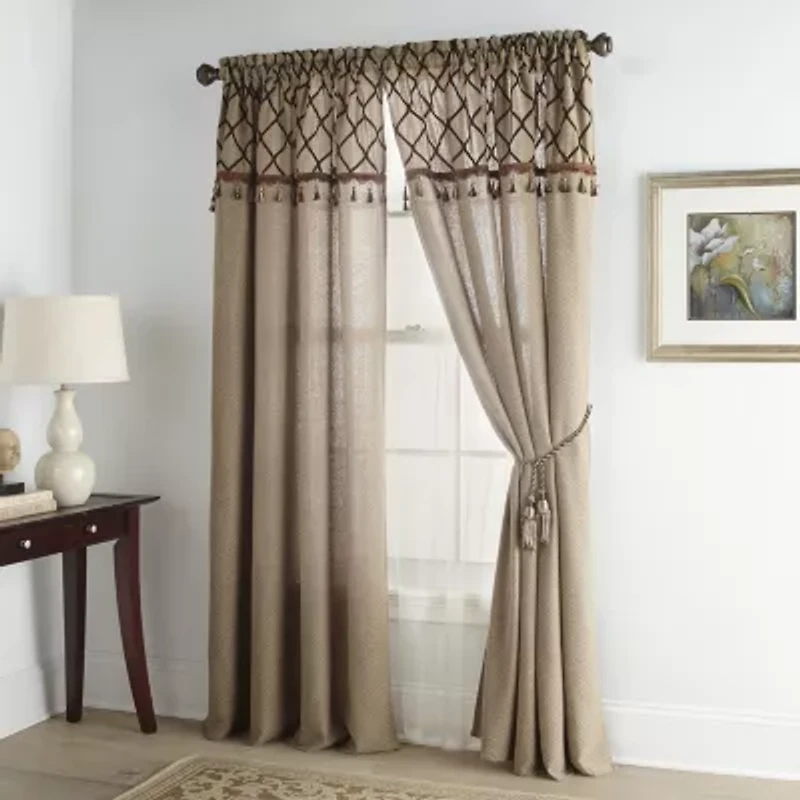 Stratford Park Danya Rod Pocket Light-Filtering Set of 4 Curtain Panel