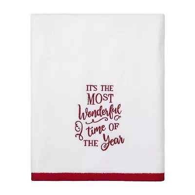 Avanti Sparkle Holiday Bath Towel