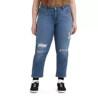 Levi's - Plus Womens Mid Rise Boyfriend Jean