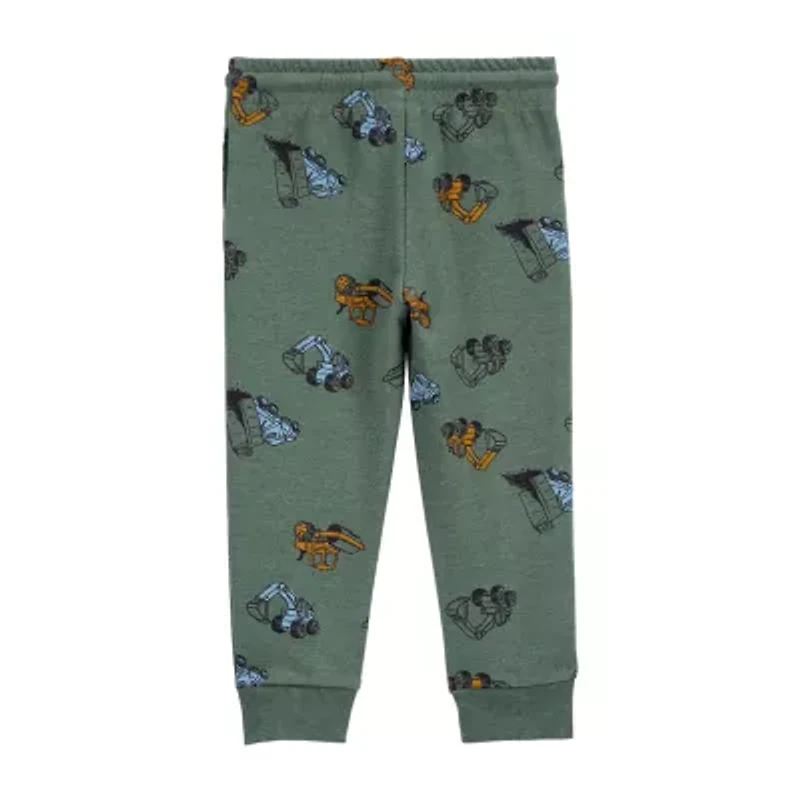 Carter's Toddler Boys Tapered Regular Fit French Terry Pull-On Pant