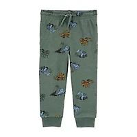 Carter's Toddler Boys Tapered Regular Fit French Terry Pull-On Pant