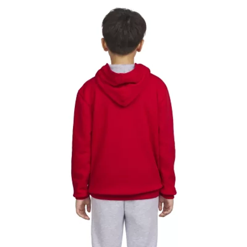 Champion Big Kid Boys Long Sleeve Embroidered Fleece Active Hoodie