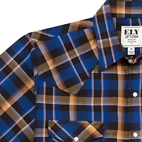 Ely Cattleman Stripe Mens Short Sleeve Western Shirt