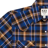 Ely Cattleman Stripe Big and Tall Mens Short Sleeve Western Shirt