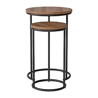 Corliving Fort Worth 2-pc. Chairside Table