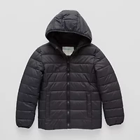 Thereabouts Packable Little & Big Kid Boys Midweight Puffer Jacket