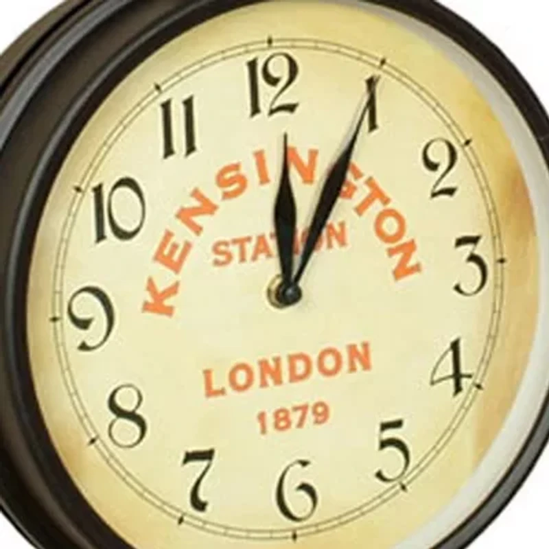 Bedford Clock Collection Station Double Side Wall Clock