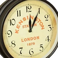 Bedford Clock Collection Station Double Side Wall Clock