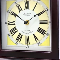 Bedford Clock Collection Redwood Oak Finish Wall Clock