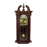 Bedford Clock Collection Grand Antique Chiming Wall Clock
