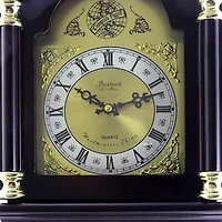 Bedford Clock Collection Antique Mahogany Cherry Oak Finish Wall Clock