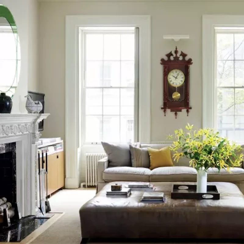 Bedford Clock Collection Classic 31" Chiming Pendulum Wall Clock