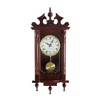 Bedford Clock Collection Classic 31" Chiming Pendulum Wall Clock