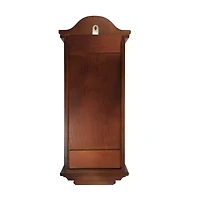 Bedford Clock Collection Jacob 22.75" Mahogany Chiming Pendulum Wall Clock