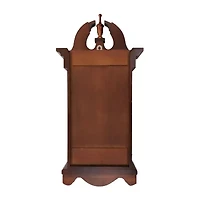 Bedford Clock Collection Delphine 27" Mahogany Chiming Pendulum Wall Clock