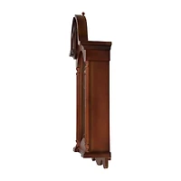 Bedford Clock Collection Delphine 27" Mahogany Chiming Pendulum Wall Clock