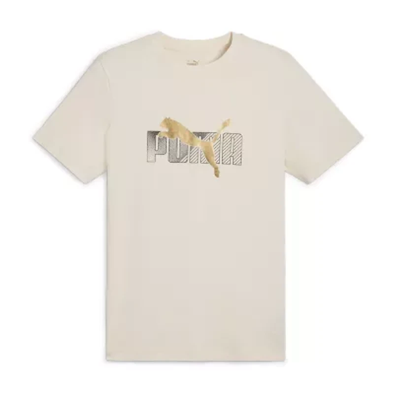 PUMA Mens Crew Neck Short Sleeve Active T-Shirt
