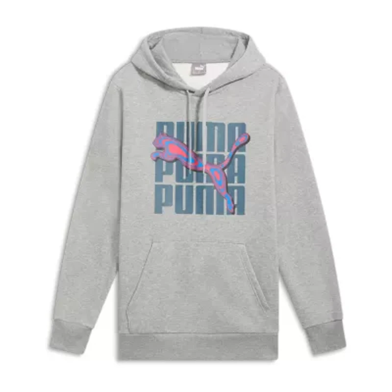 PUMA Mens Long Sleeve Fleece Active Hoodie