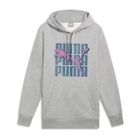 PUMA Mens Long Sleeve Fleece Active Hoodie