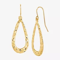 Womens 14K Gold Drop Earrings