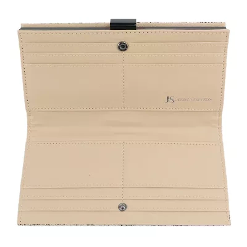 JS Jessica Simpson Sabrina Womens Checkbook Wallet