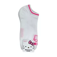 Womens Breathable Multi-Pack 5 Pair Hello Kitty Low Cut Socks