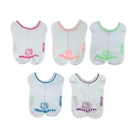 Womens Breathable Multi-Pack 5 Pair Hello Kitty Low Cut Socks