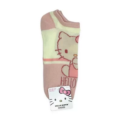 Womens Breathable Multi-Pack 5 Pair Hello Kitty Low Cut Socks