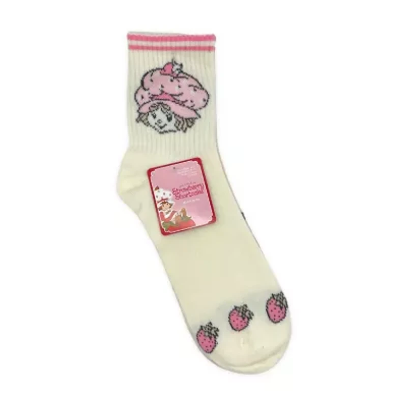 Ribbed Womens 2 Pair Crew Socks